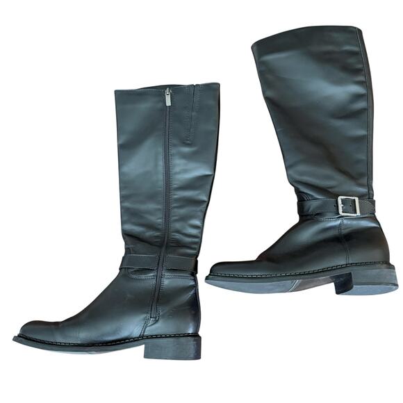 La Canadienne Stevie Leather Knee High Black Boot size 7.5 - Picture 3 of 8
